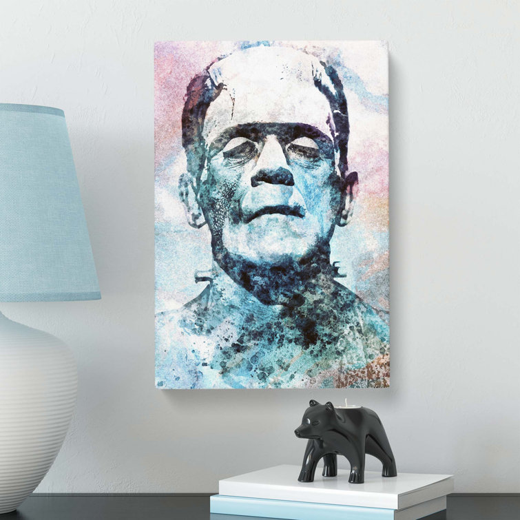 Latitude Run Frankenstein Wrapped Canvas Painting Wayfair.co.uk